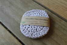Load image into Gallery viewer, Organic Reusable face rounds ~ set of 4 ~ By Unsealed