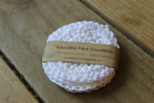 Load image into Gallery viewer, Organic Reusable face rounds ~ set of 4 ~ By Unsealed