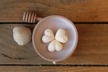 Load image into Gallery viewer, Heart Shaped Beeswax Melts ~100g ~ By Mersea Mudd Shack