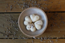 Load image into Gallery viewer, Heart Shaped Beeswax Melts ~100g ~ By Mersea Mudd Shack