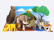 Load image into Gallery viewer, Savannah Animals Eco-Friendly Playset ~ By Playpress