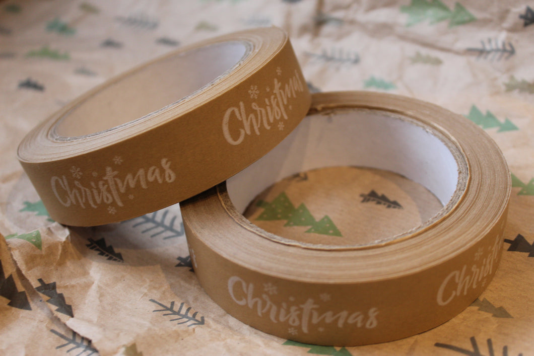 Christmas themed Kraft Paper Tape