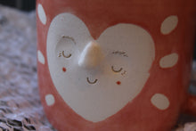 Load image into Gallery viewer, Hug Mugs ~ Heart faced ~ By Croucherli