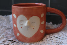 Load image into Gallery viewer, Hug Mugs ~ Heart faced ~ By Croucherli