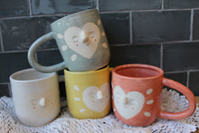 Load image into Gallery viewer, Hug Mugs ~ Heart faced ~ By Croucherli