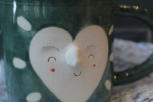 Load image into Gallery viewer, Hug Mugs ~ Heart faced ~ By Croucherli