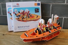 Load image into Gallery viewer, RNLI Inshore Lifeboat Eco-Friendly Playset ~ By Playpress