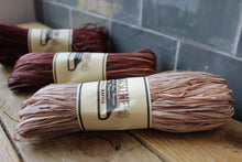 Load image into Gallery viewer, large Natural Raffia Hank ~ Assorted colours ~ By Nutscecne twine