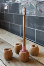 Load image into Gallery viewer, Bamboo toothbrush holder ~ By Plastic Phobia