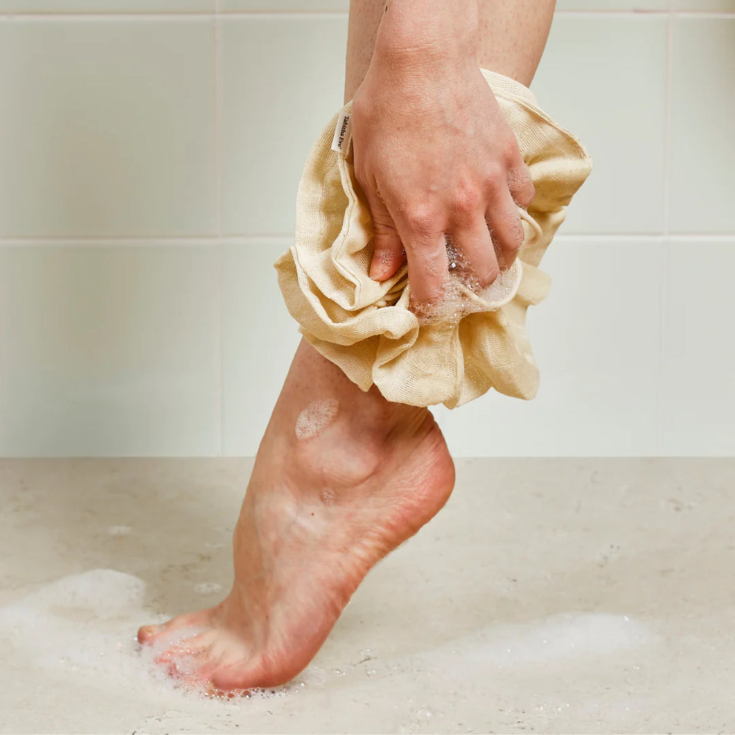 Bath/shower Pouf - Organic Cotton ~ by Tabbitha Eve