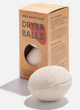 Load image into Gallery viewer, Organic Cotton Dryer Balls Pack of 2  ~By Zero Waste Club
