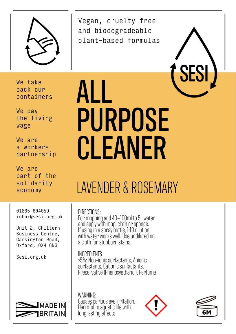 SESI Surface Cleaner ~ IN STORE REFILL ONLY ~ Per 100ml