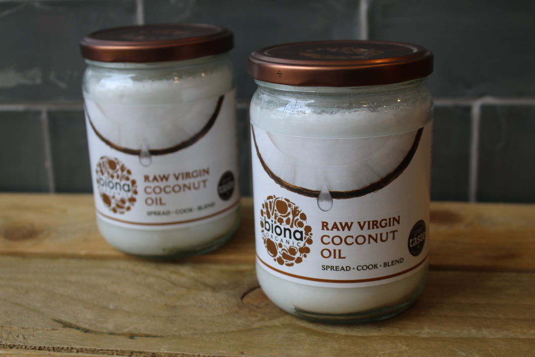 Raw virgin Coconut oil ~ By Biona organic ~ 400g
