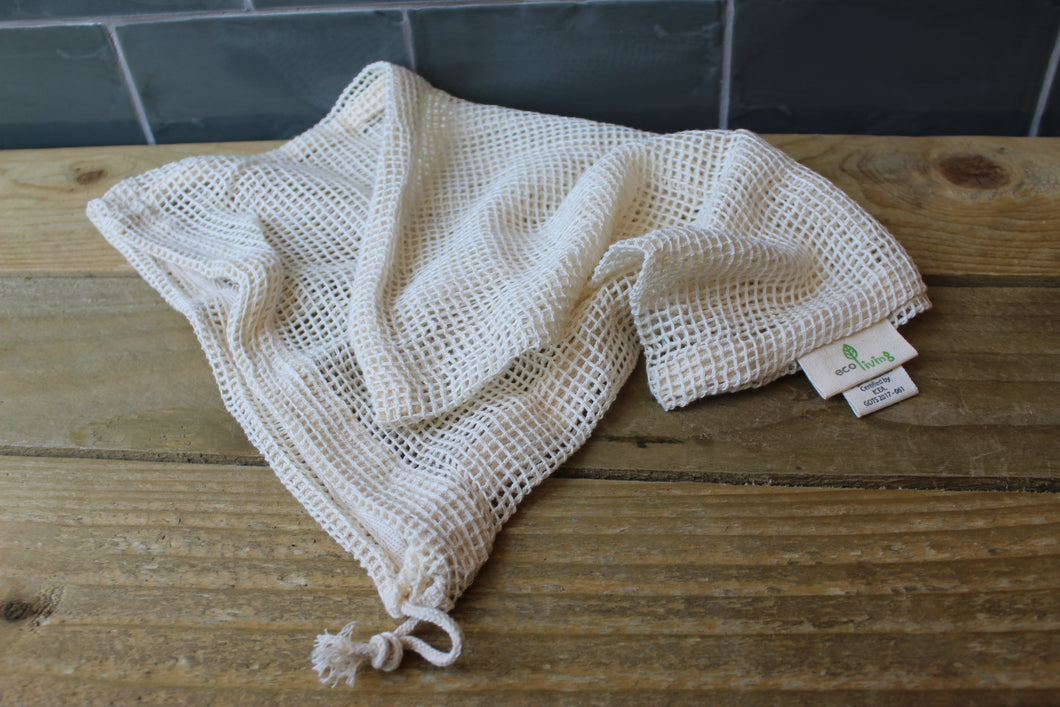 Fruit & Veg Net Bag ~ Organic cotton