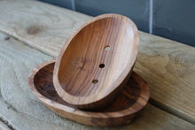 Load image into Gallery viewer, Olive Wood Soap Dish - Oval
