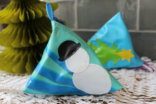 Load image into Gallery viewer, Christmas Triangular coin purse ~ By Planet Rubber
