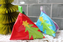 Load image into Gallery viewer, Christmas Triangular coin purse ~ By Planet Rubber
