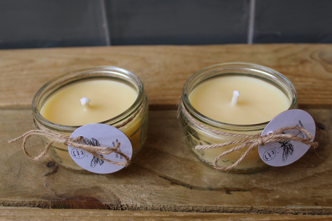 Hand poured Beeswax Candles ~By Mersea Mudd Shack