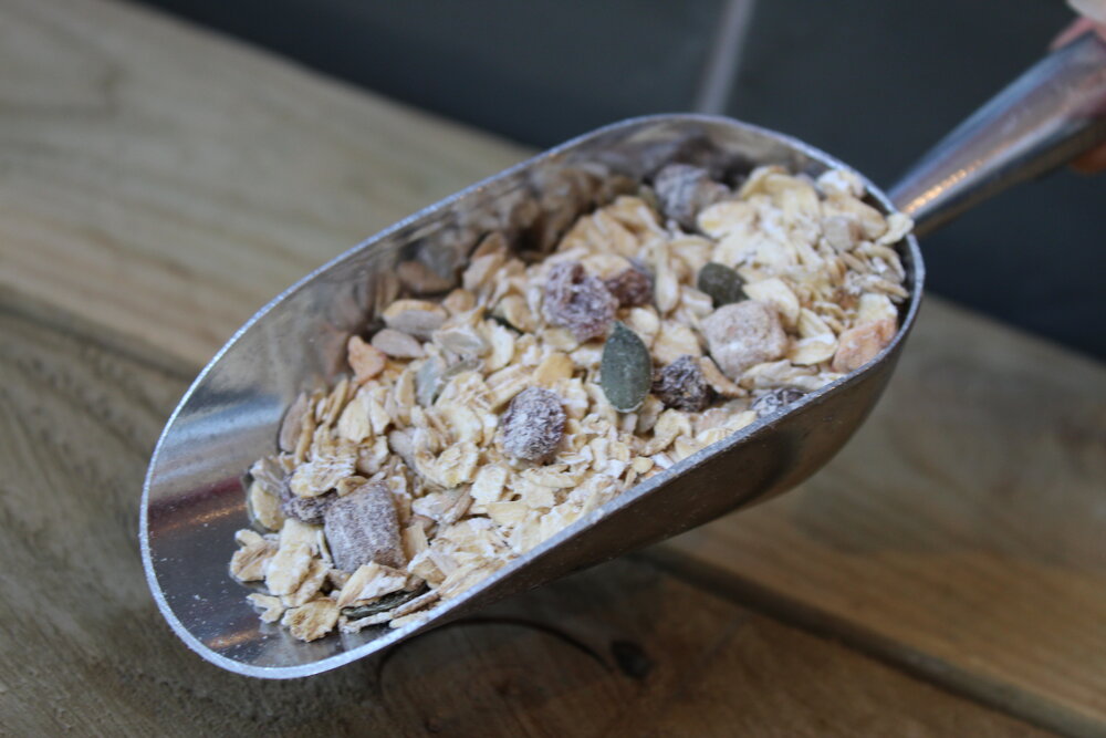 Organic Muesli ~ Apricot, Fig and Seed ~By PimHill ~ Per 100g