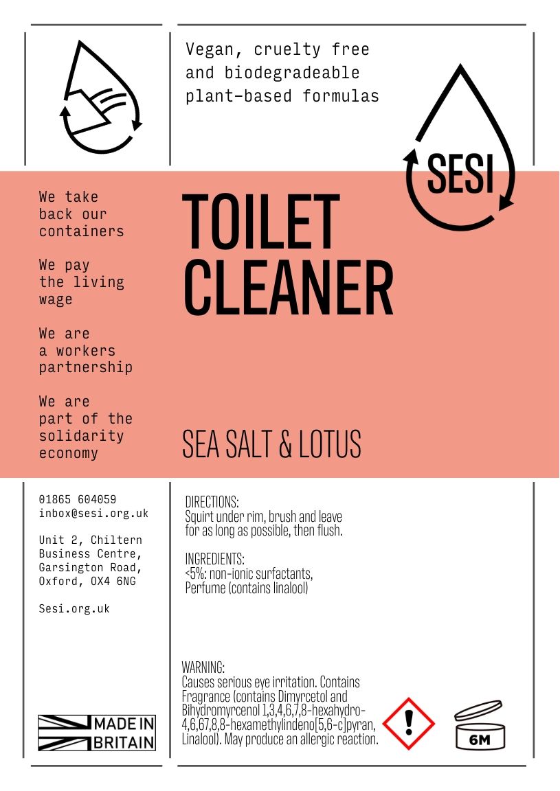 SESI Toilet Cleaner ~ IN STORE REFILL ONLY~ Per 100ml