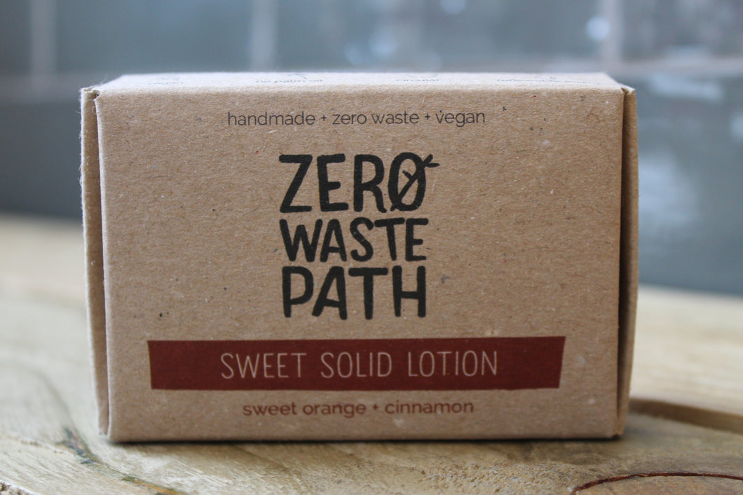 Solid Lotion Bar ~ 90g ~ By Zero Waste Path