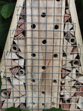 Load image into Gallery viewer, Wooden Natural Bee &amp; Insect Hotel
