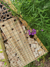 Load image into Gallery viewer, Wooden Natural Bee &amp; Insect Hotel
