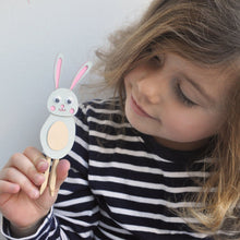 Load image into Gallery viewer, Make your Own Rabbit Peg Doll~ By Cotton Twist
