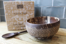 Load image into Gallery viewer, Coconut bowl &amp; Spoon set ~ By Jungle Culture
