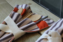 Load image into Gallery viewer, Reusable Cutlery Wrap ~ By UnSealed
