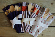 Load image into Gallery viewer, Reusable Cutlery Wrap ~ By UnSealed
