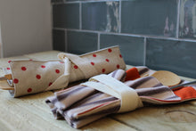 Load image into Gallery viewer, Reusable Cutlery Wrap ~ By UnSealed

