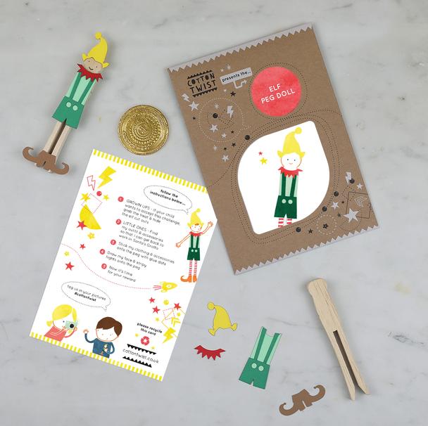 Make your own Elf peg Doll ~ By Cotton Twist