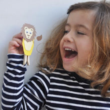 Load image into Gallery viewer, Make your own Lion Peg Doll ~ By Cotton Twist
