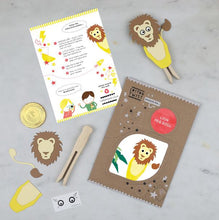 Load image into Gallery viewer, Make your own Lion Peg Doll ~ By Cotton Twist
