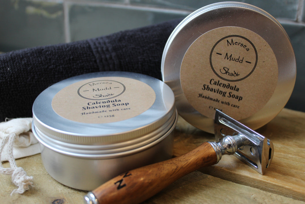 Calendula Shaving Soap ~ 125g ~ By Mersea Mudd Shack