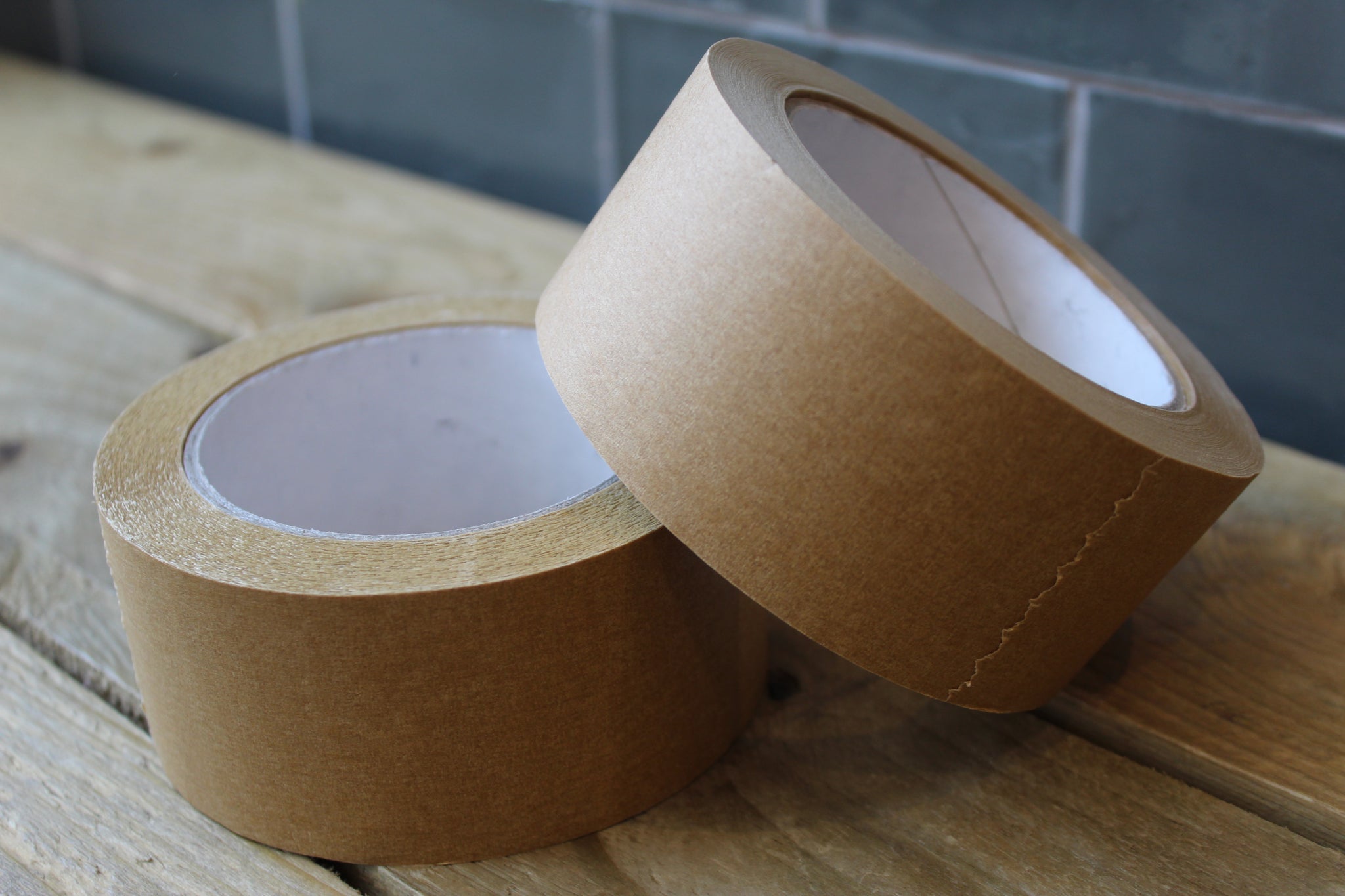 Recyclable Self Adhesive Paper Parcel Tape (50mm) - MADE IN UK