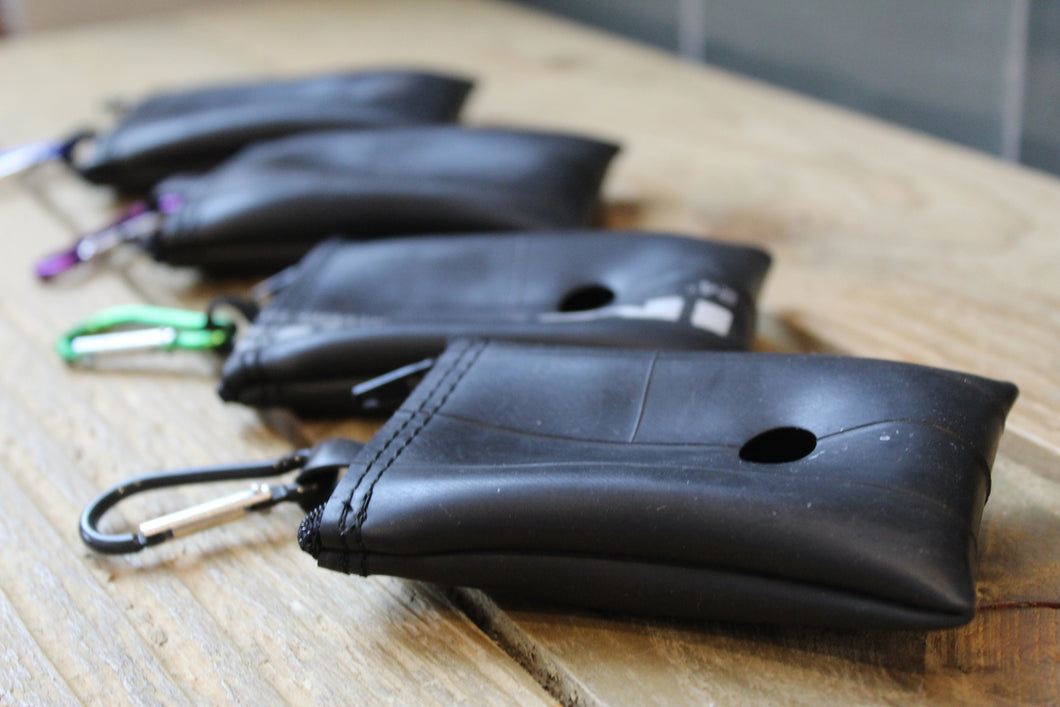 Upcycled Poo bag dispenser ~ By Planet Rubber