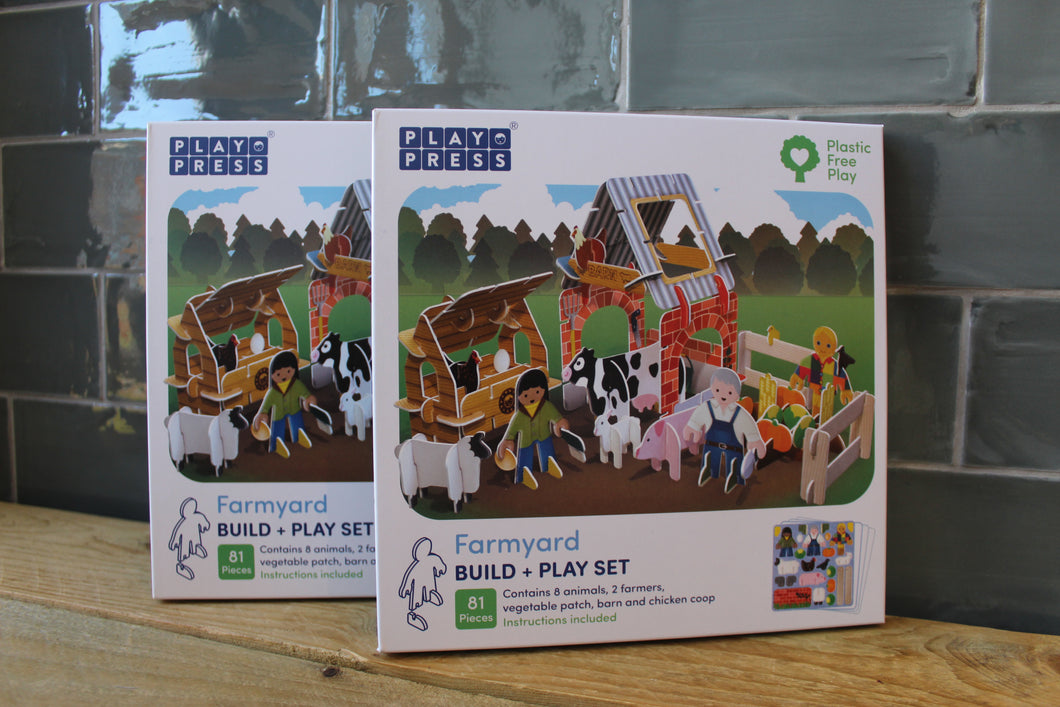 Farmyard Eco-Friendly Playset ~ By Playpress