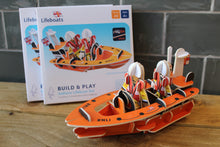 Load image into Gallery viewer, RNLI Inshore Lifeboat Eco-Friendly Playset ~ By Playpress

