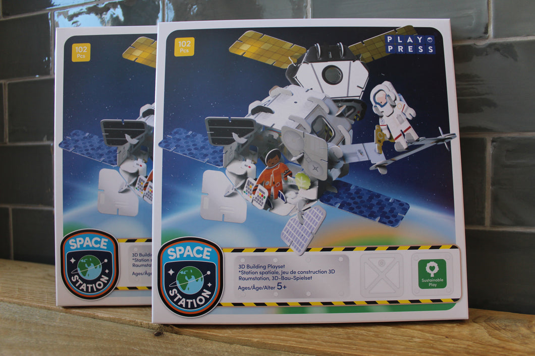 Space Station Eco-Friendly Playset ~ By PlayPress