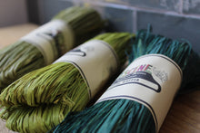 Load image into Gallery viewer, large Natural Raffia Hank ~ Assorted colours ~ By Nutscecne twine
