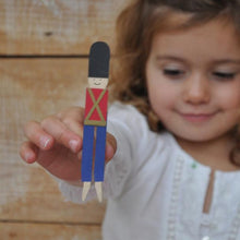 Load image into Gallery viewer, Make your Own Soldier/Nutcracker Peg Doll ~By Cotton Twist
