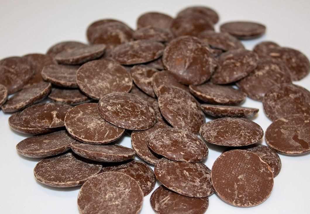 Organic Vegan dark Couverture Chocolate buttons ~ Per 100g